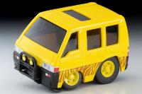 TomyTec QS-08a Mitsubishi Delica Star Wagon 4WD Yellow (Diecast)